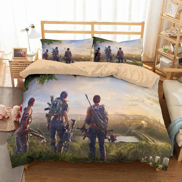 3D Customize The Division 2 Bedding Set Duvet Cover