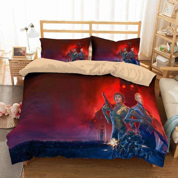 3D Customize Wolfenstein Youngblood Bedding Set Duvet Cover