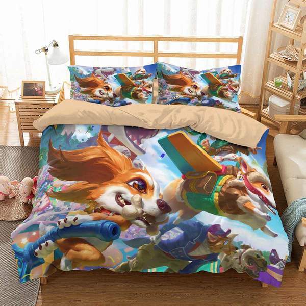 3D CUSTOMIZE LOL BEDDING SET DUVET COVER